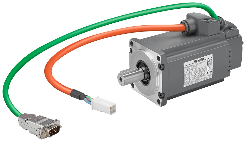 SIEMENS - SIE1FL60342AF211LG1 SIMOTICS S-1FL6 LI, 1AC/3AC 230V, 1,27 Nm, 3000 1/min