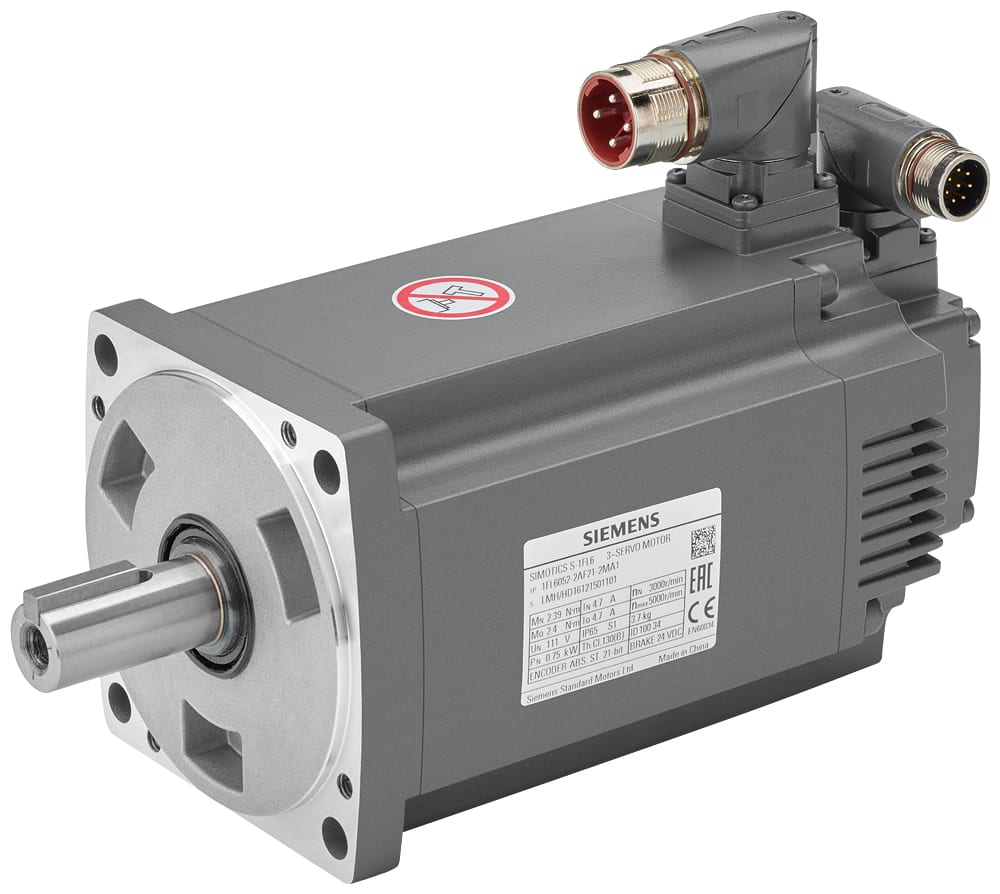 SIEMENS - SIE1FL60522AF212LH1 SIMOTICS S-1FL6 LI, 1AC/3AC 230V, 4,78 Nm, 3000 1/min