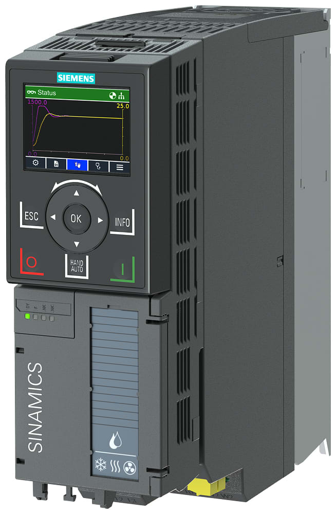 SIEMENS - SIE6SL32203YE180AF0 G120X IP20 380-480V 3KW FSA C2