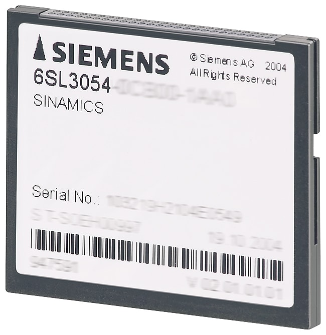 SIEMENS - SIE6SL30540FC311BA0 S120 CF CARD V5.2 SP3 PERFORMANCE