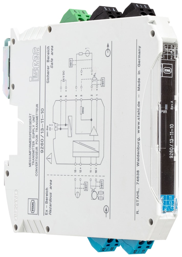 SIEMENS - SIE7NG41241AA00 SITRANS I100 alimentatore di isolamento per trasmettitori a 2 fili, trasmettitori a 4 fili con ingresso a sicurezza intrinseca (fonti mA) e modulo ...