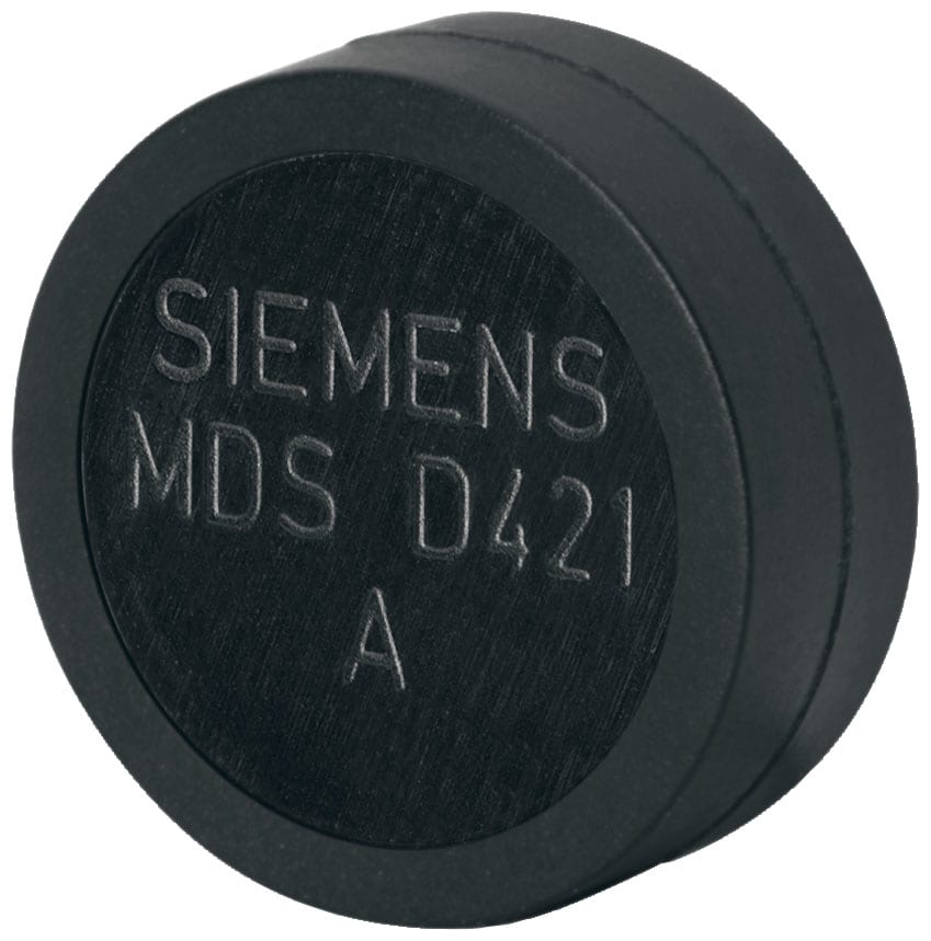 SIEMENS - SIE6GT26004AE00 Transponder MDS D421, pastiglia p. ut.,RF200/RF300 ISO, ISO 15693, 2000byte FRAM