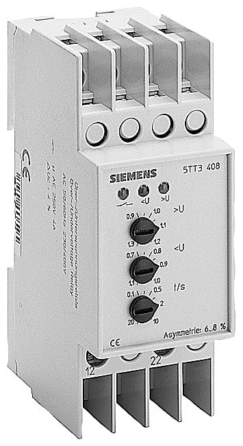 SIEMENS - SIE5TT3408 RELE MIN/MAX.TENS.2D 230/400VCA 2UM REG