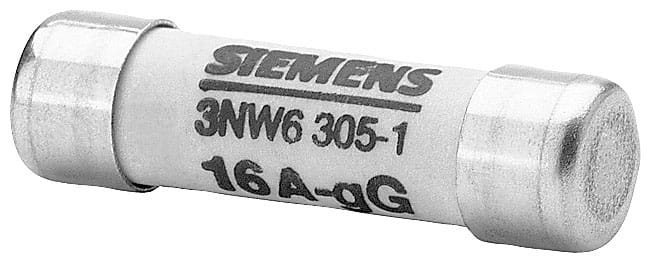 SIEMENS - SIE3NW63051 FUSIBILE CILINDRICO 8,5X31,5 16A GG