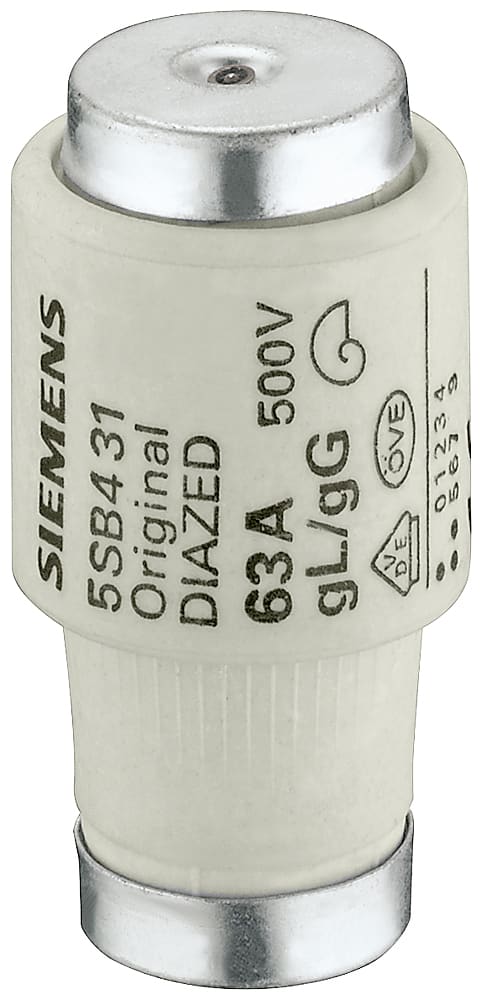 SIEMENS - SIE5SB4111 FUS. DIAZED DIII GG 35A 500/440 VCA/CC