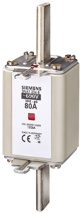 SIEMENS - SIE3NA72326 FUS. NH GL/GG GR.2 690VCA 125A SEGN.