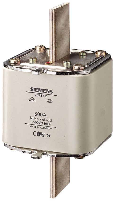 SIEMENS - SIE3NA3672 FUS. NH GL/GG GR.4A 500VCA 630A