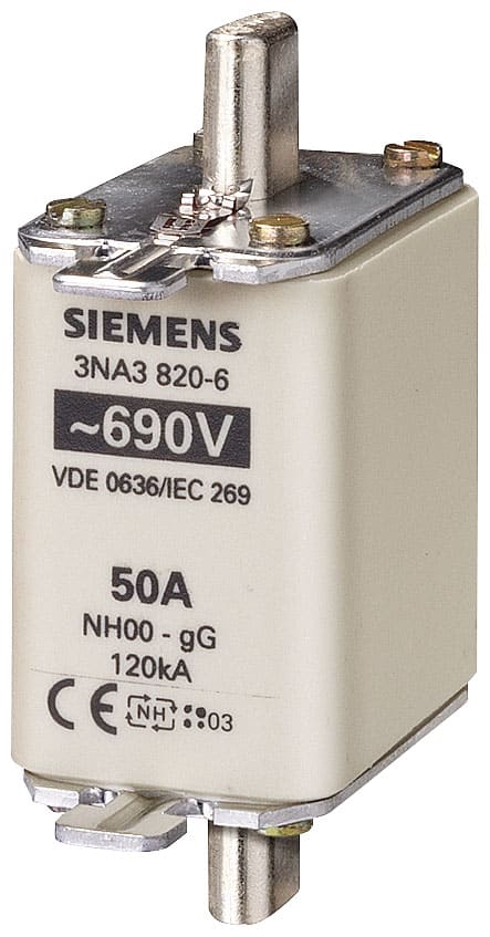 SIEMENS - SIE3NA38176 FUS. NH GL/GG GR.00 690VCA 40A