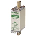 SIEMENS - SIE3ND1820 Cartuccia fusibile NH, NH000, In: 50 A, aM, Un AC: 500 V, segnalazione frontale