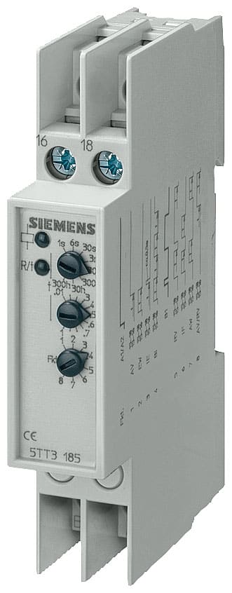 SIEMENS - SIE5TT3185 Temporizzatore multifunzione, contatto AC 230 V 4 A 1 contatto CO