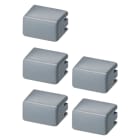 SIEMENS - SIE5TG8060 SET 5 CALOTTE GRIGIO OPACO X 5TE48