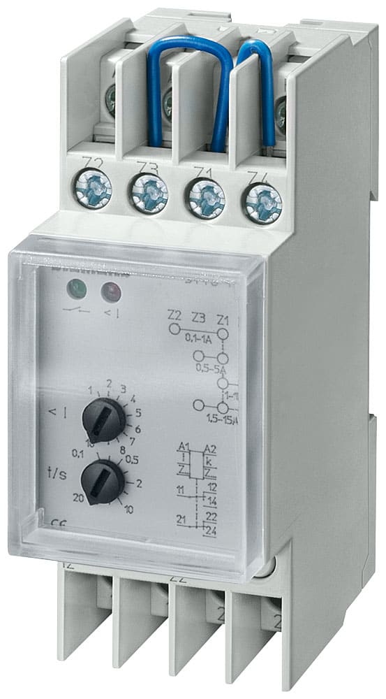 SIEMENS - SIE5TT6113 RELE CONTR.CORR. MIN 1P 2D 0,1-15A 2U