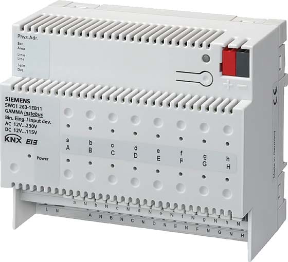SIEMENS - BUILDING T - BCT5WG1263-1EB11 INGRESSI BINARI. N 263E/11 16X12-230V AC