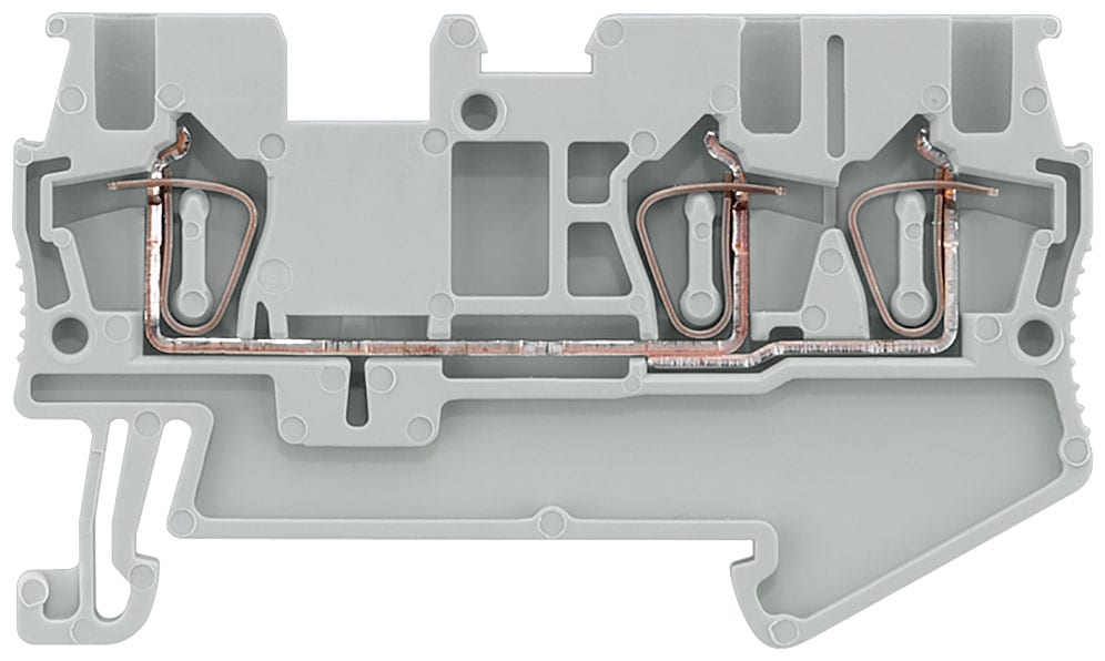 SIEMENS - SIE8WH20030AE00 MORSETTO A MOLLA A 3 P.TI 1,5MMQ, GRIGI