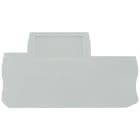 SIEMENS - SIE8WH90001MA00 Piastra terminale per morsetti a due piani con collegamento ad innesto, larghezza: 2,2 mm, lunghezza 71,5 mm