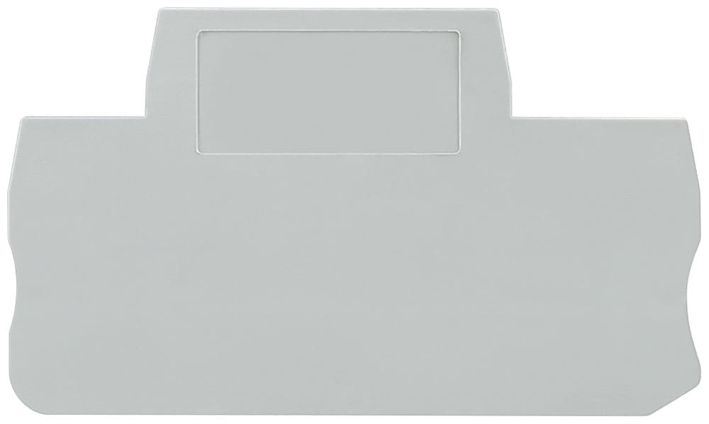 SIEMENS - SIE8WH90031VA00 Piastra terminale per morsetti a due piani con collegamento a molla, sezione: 4 mm²