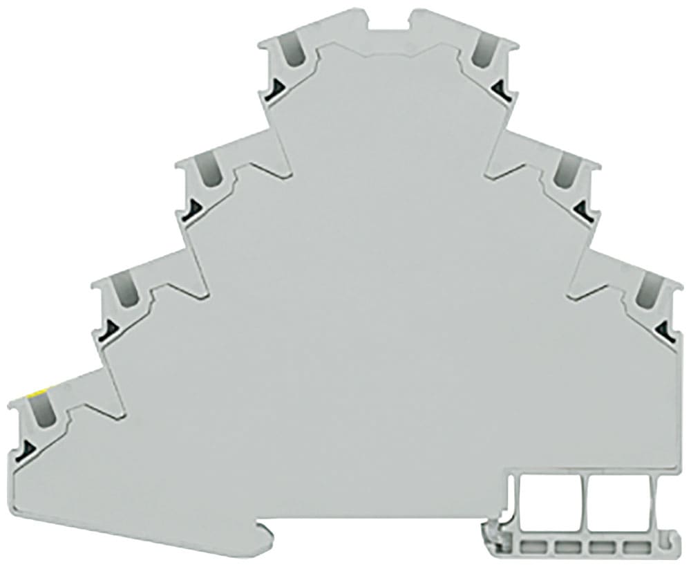 SIEMENS - SIE8WH20404LG00 Morsetto a quattro piani per motore, collegamento a molla, con collegamento del conduttore di protezione