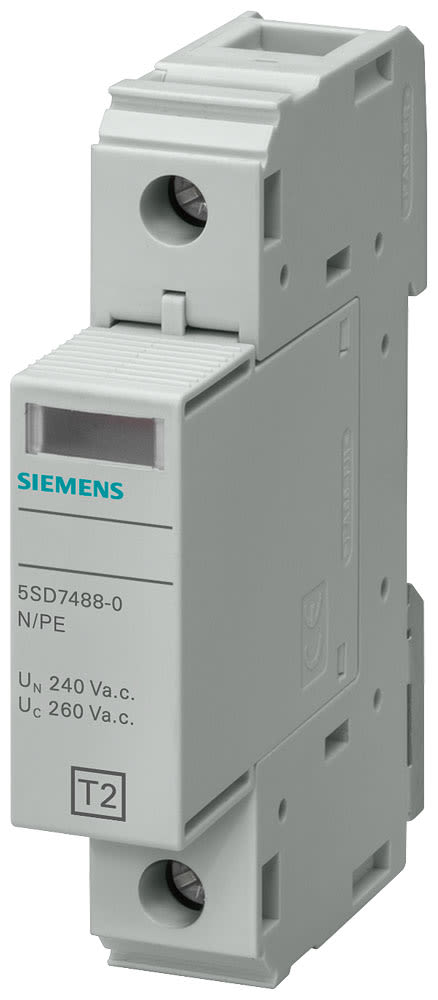 SIEMENS - SIE5SD74810 LIMITATORE T2 1P N-PE 20KA