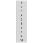 SIEMENS - SIE8WH81401AB25 TARGHETTA FRONT. 4,2MM VERT. 21-30