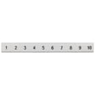 SIEMENS - SIE8WH81213AB25 Targhetta di siglatura, piatta, con 21-30, verticale, larghezza del morsetto: 6,2 mm, A: 6,4 mm