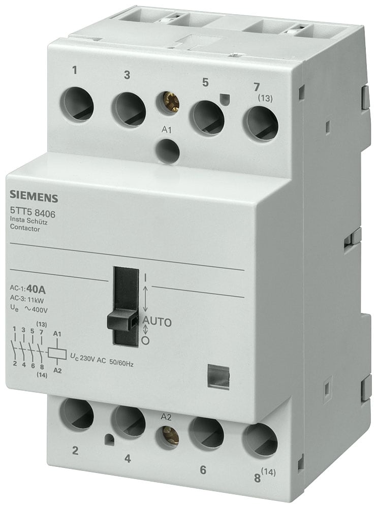 SIEMENS - SIE5TT58418 CONTATT. C.M.40A 24VCA 3NA+1NC 3UM ACC.