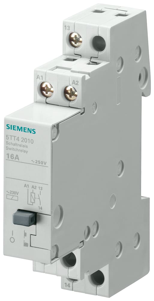 SIEMENS - SIE5TT42040 Relè ausiliario con 4 contatti NO, contatto per AC 230 V 16 A, comando in AC 230 V
