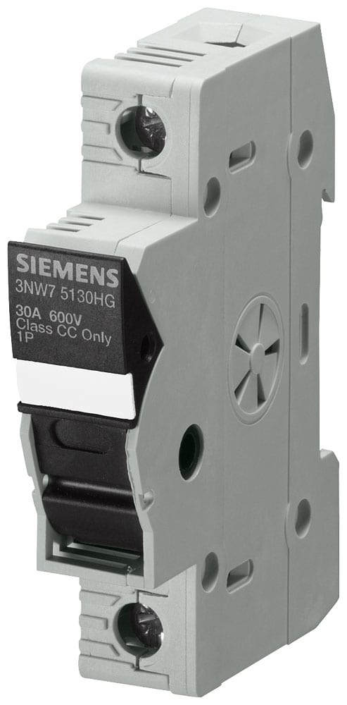 SIEMENS - SIE3NW75130HG BASE 1P SEZ.XFUS.10X38 CC 30A 600VCA 1UM