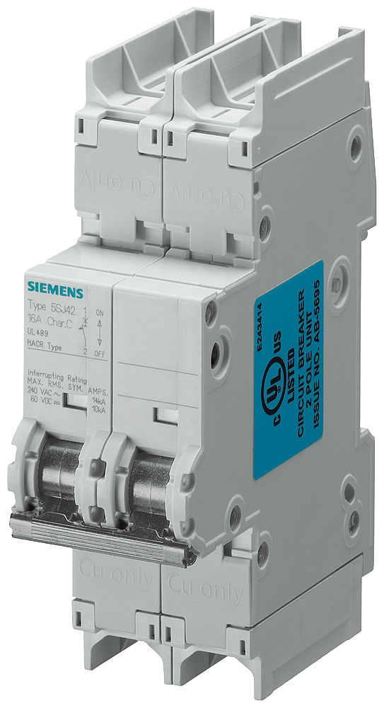 SIEMENS - SIE5SJ42508HG41 INT. MT UL489 OPP.POL.2P D 50A 10KA