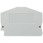 SIEMENS - SIE8WH90001KA00 Piastra terminale per morsetti compatti a due piani con sezione 2,5 mm², larghezza 2,2 mm