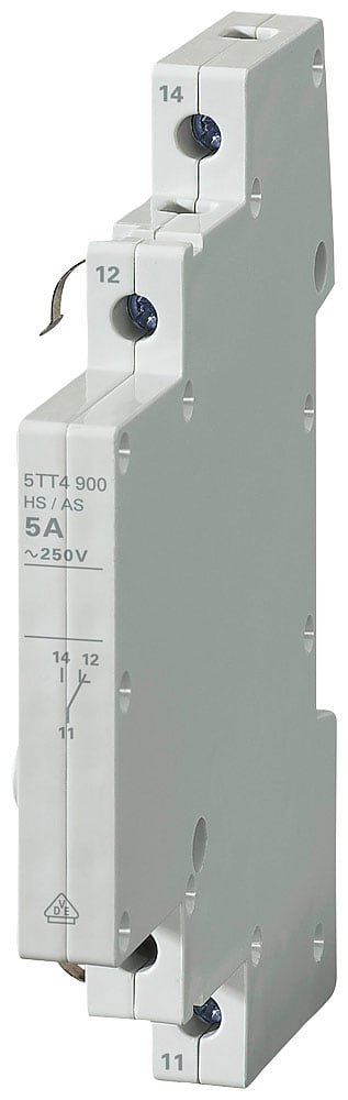 SIEMENS - SIE5TT4900 Blocchetto di contatti ausiliari con 1 contatto NO e 1 contatto NC, contatto per AC 230 V per 5TT41
