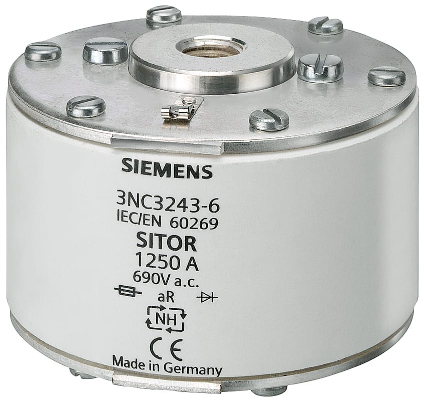 SIEMENS - SIE3NC32436B FUS. SITOR 1250A/690V GR.3 FILETT.M12