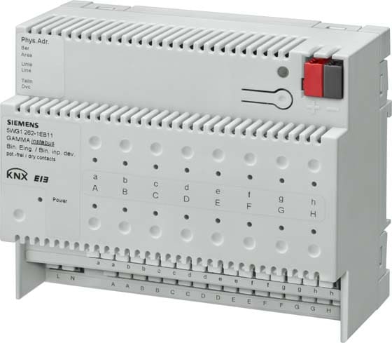 SIEMENS - BUILDING T - BCT5WG1262-1EB11 INGRESSI BINARI. N 262E/11 16XCONT. POT.