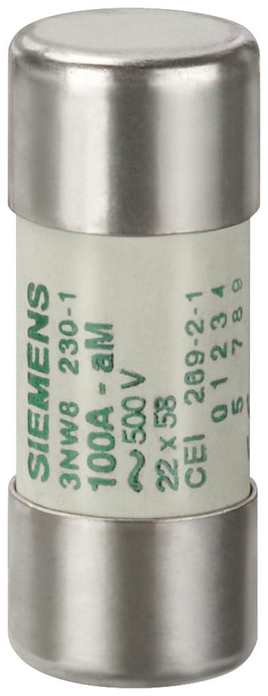 SIEMENS - SIE3NW82221 FUSIBILE CILINDRICO 22X58 63A AM