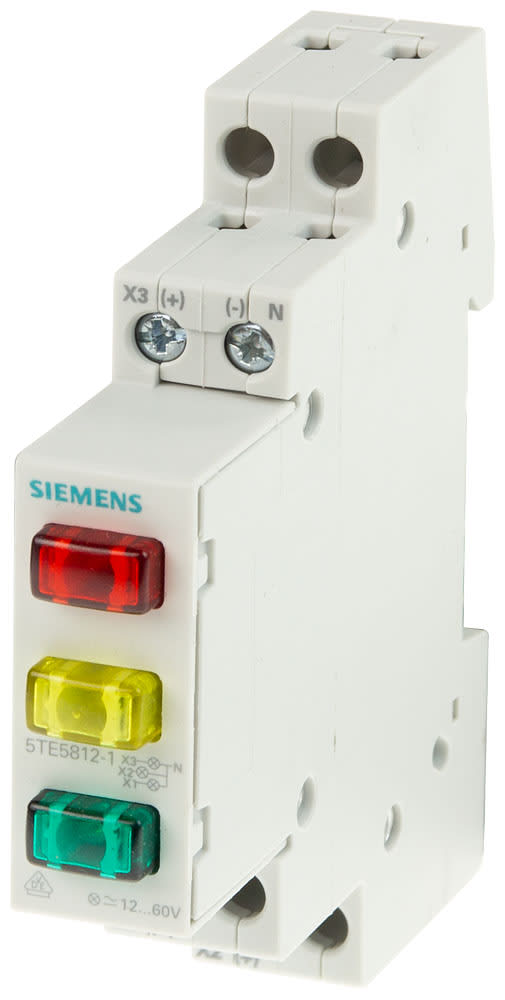 SIEMENS - SIE5TE5803 LAMP.SEGN.3 SPIE ROS-GIALLO-VERDE 5M 1UM