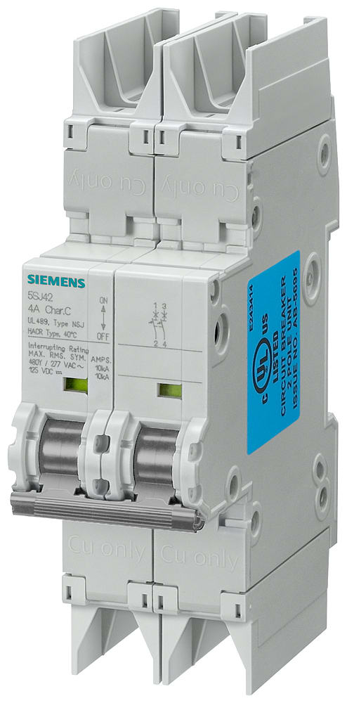 SIEMENS - SIE5SJ42208HG42 INT. MT UL489 480Y/277VAC 10KA 2P D20
