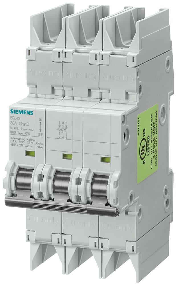 SIEMENS - SIE5SJ43137HG42 INT. MT UL489 480Y/277VAC 10KA 3P C13
