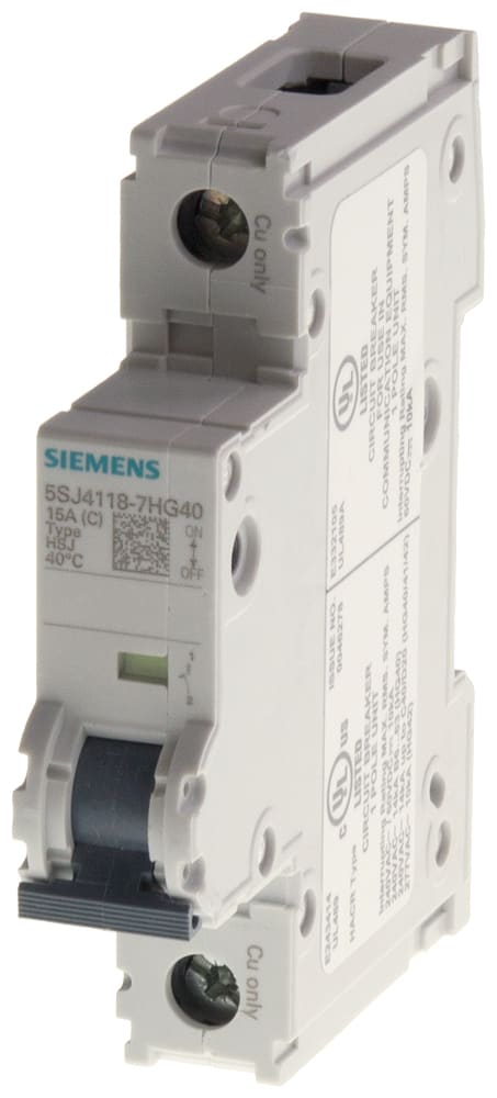 SIEMENS - SIE5SJ41147HG40 INT. MT UL489 1P C 0,3A 15KA 240VCA
