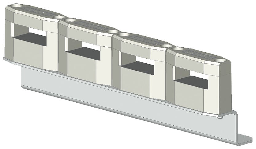 SIEMENS - SIE8GF5763 SUPPORTO SBARRE ORIZZONTALE 30X10