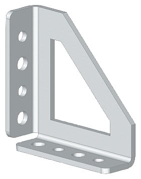 SIEMENS - SIE8PQ30000BA73 SUPPORTO PER STAFFE ANMM. CAVI (10PZ)