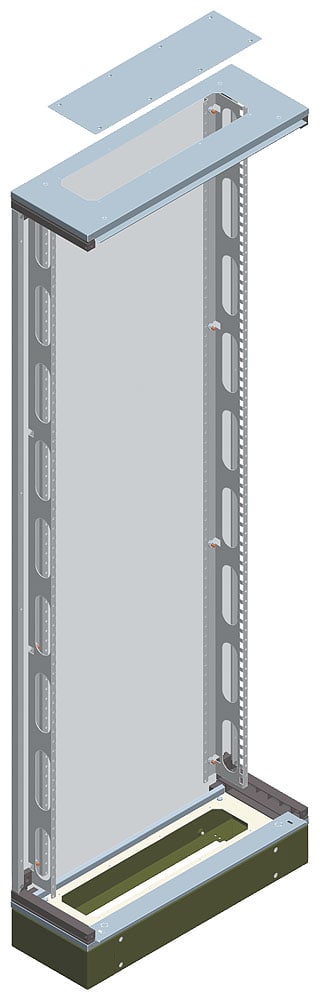 SIEMENS - SIE8GK23007KL23 ALPHA 630 UNIVERSAL, quadro da pavimento, Flat Pack, IP43, classe di protezione 1 A=2000mm
