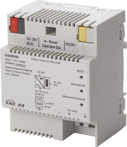 SIEMENS - BUILDING T - BCT5WG1125-1AB02 ALIMENTATORE N 125/02 160MA