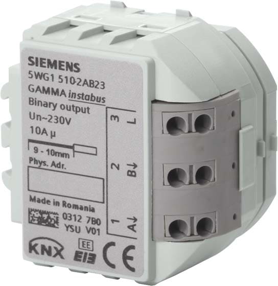 SIEMENS - BUILDING T - BCT5WG1510-2AB23 USCITA BINARIA RS 510/23 2X230V 10A