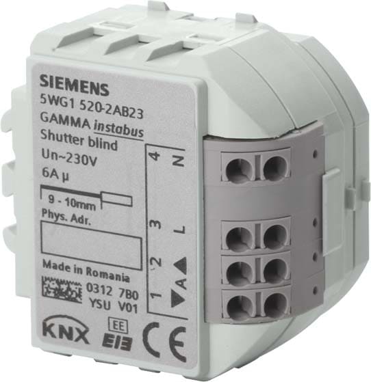 SIEMENS - BUILDING T - BCT5WG1520-2AB23 ATTUATORE TAPPARELLE RS 520/23 1X230V 6A