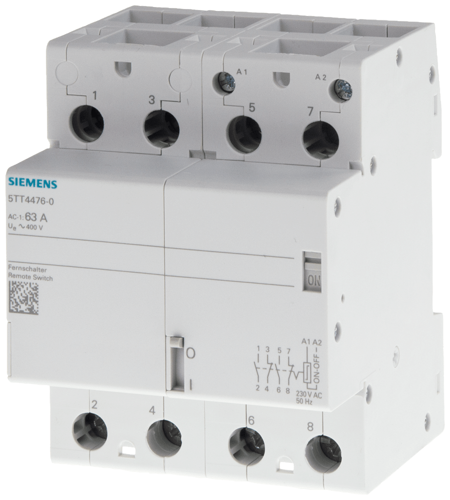 SIEMENS - SIE5TT44760 RELE P-P 2NA+2NC, 63A, 230VC.A., 4UM