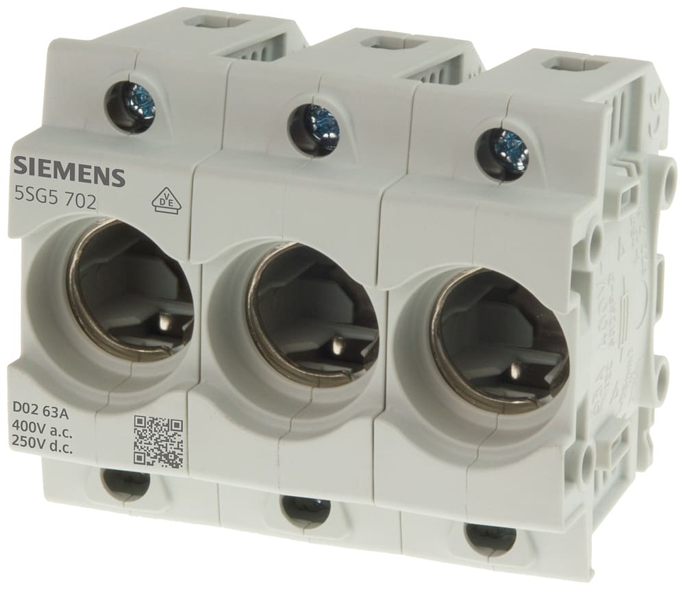 SIEMENS - SIE5SG5302 BASE NEOZED D01 3P 16A 400/250VC.A./C.C.