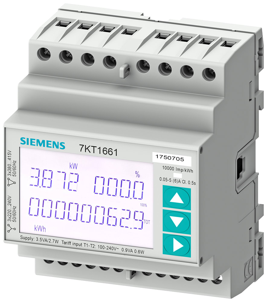 SIEMENS - SIE7KT1673 PAC1600 CONTATORE TRIFASE 5A MID
