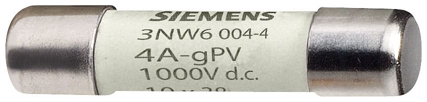 SIEMENS - SIE3NW60084 FUS.FOTOV.10X38 1000VCC 8A GPV