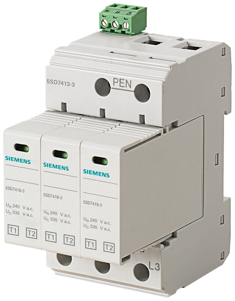 SIEMENS - SIE5SD74133 SCARIC.T1/T2 3P TN-C 37,5KA CS 3UM