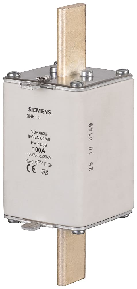 SIEMENS - SIE3NE12184 FUS.FOTOV.NH1 1000V C.C. 63A GPV