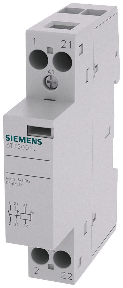 SIEMENS - SIE5TT58012 CONTATTORE 20A 24VCA 1NA+1NC 1UM ACC.